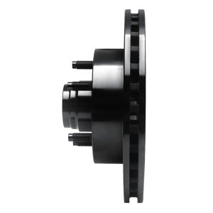 Ford Ranger Brake Rotor (1) - Front Left - R1 Concepts - Drilled & Slotted - Black - `98-`02